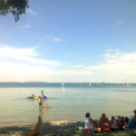 Yacht am Chiemsee (haben wir keine, aber ein Gummiboot!)